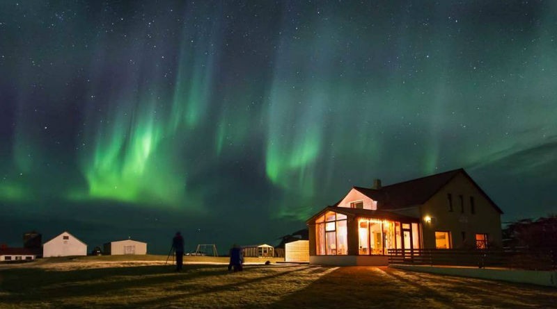 Aurora Boreal en unas vacaciones en Islandia