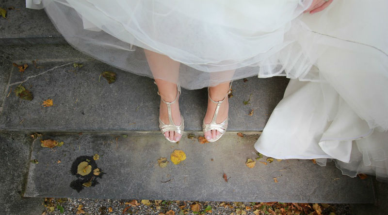 Zapatos comodos de novia