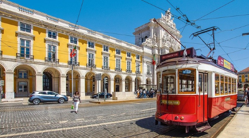 Tranvía en Lisboa