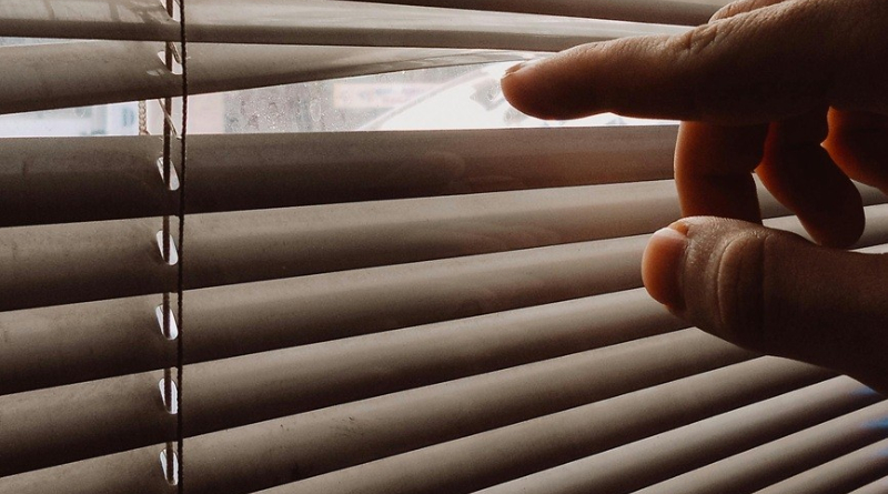 Ventana con persiana